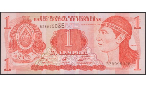 Гондурас 1 лемпира 1996 (HONDURAS 1 Lempira 1996) P 79a : UNC