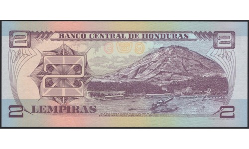 Гондурас 2 лемпиры 2000 (HONDURAS 2 Lempiras 2000) P 80Аb : UNC