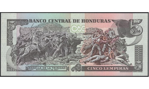 Гондурас 5 лемпир 2000 (HONDURAS 5 Lempiras 2000) P 85a : UNC