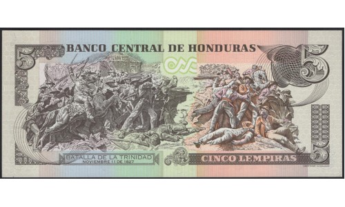 Гондурас 5 лемпир 2008 (HONDURAS 5 Lempiras 2008) P 91b : UNC