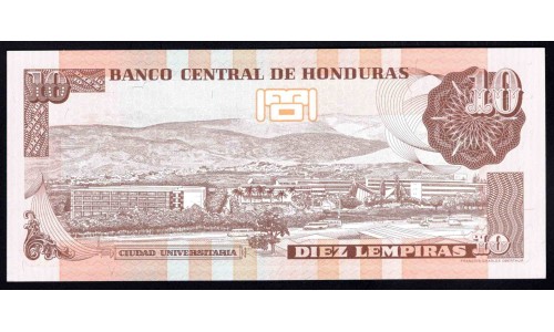 Гондурас 10 лемпир 2003 (HONDURAS 10 Lempiras 2003) P 86b : UNC