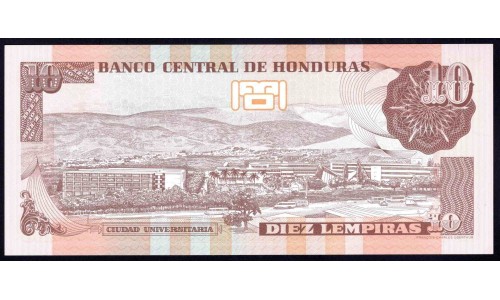 Гондурас 10 лемпир 2006 (HONDURAS 10 Lempiras 2006) P 86d : UNC