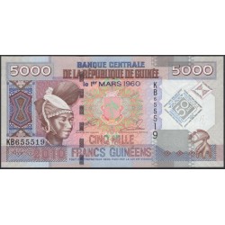 Гвинея 5000 франков 2010 (GUINEE 5000 francs 2010) P 44a : UNC