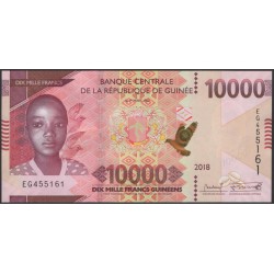 Гвинея 10000 франков 2018 (GUINEE 10000 francs 2018) P W49A : UNC