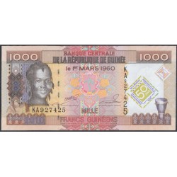 Гвинея 1000 франков 2010 (GUINEE 1000 francs 2010) P 43a: UNC