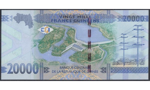 Гвинея 20000 франков 2015 (GUINEE 20000 francs 2015) P 50: UNC