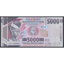 Гвинея 5000 франков 2015 (GUINEE 5000 francs 2015) P 49: UNC