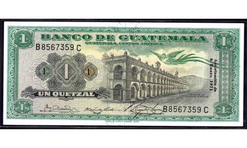 Гватемала 1 кетсаль 1971 (GUATEMALA 1 Quetzal 1971) P 52h : UNC