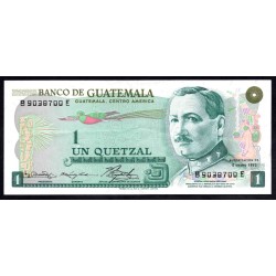 Гватемала 1 кетсаль 1973 г. (GUATEMALA 1 Quetzal 1973 g.) P59a:Unc