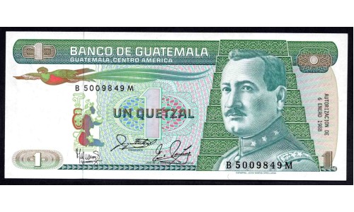 Гватемала 1 кетсаль 1988 (GUATEMALA 1 Quetzal 1988) P 66 : UNC