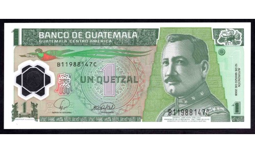 Гватемала 1 кетсаль 2008 (GUATEMALA 1 Quetzal 2008) P 115а : UNC