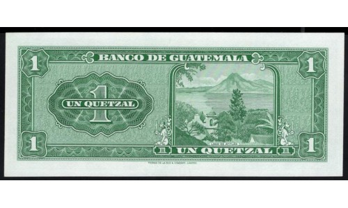 Гватемала 1 кетсаль  07.01.1970 (GUATEMALA 1 Quetzal 07.01.1973) P 52g(1): UNC