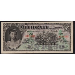 Гватемала 1 песо 1921 (GUATEMALA 1 peso 1921) PS 175b: UNC-