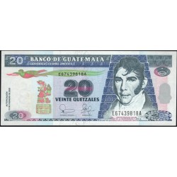 Гватемала 20 кетсалей 2003 (GUATEMALA 20 Quetzales 2003) P 108 : UNC