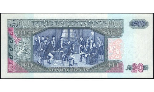 Гватемала 20 кетсалей 2003 (GUATEMALA 20 Quetzales 2003) P 108 : UNC