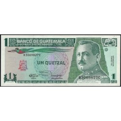 Гватемала 1 кетсаль 1991 (GUATEMALA 1 Quetzal 1991) P 73b : UNC-