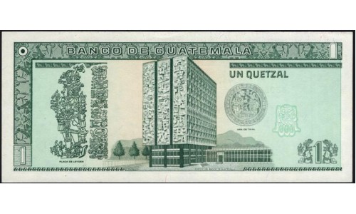 Гватемала 1 кетсаль 1991 (GUATEMALA 1 Quetzal 1991) P 73b : UNC-