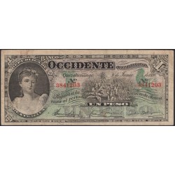Гватемала 1 песо 1920 (GUATEMALA 1 peso 1920) PS 175b : VF