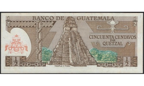Гватемала 0,50 кетсаль 1981 (GUATEMALA 50 Centavos de Quetzal 1981) P 58c : UNC