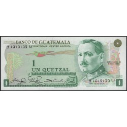 Гватемала 1 кетсаль 1981 (GUATEMALA 1 Quetzal 1981) P 59c : UNC