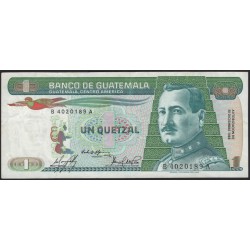 Гватемала 1 кетсаль 1983 (GUATEMALA 1 Quetzal 1983) P 66 : XF