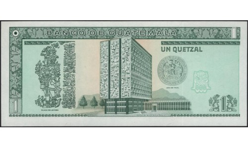 Гватемала 1 кетсаль 1991 (GUATEMALA 1 Quetzal 1991) P 73b : UNC