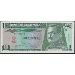 Гватемала 1 кетсаль 1992 (GUATEMALA 1 Quetzal 1992) P 73с : UNC-