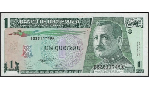 Гватемала 1 кетсаль 1995 (GUATEMALA 1 Quetzal 1995) P 87с : UNC