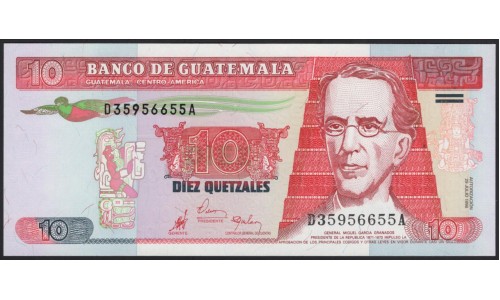 Гватемала 10 кетсалей 1998 (GUATEMALA 10 Quetzales 1998) P 101 : UNC