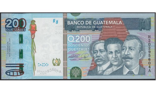 Гватемала 100 кетсалей 2009 (GUATEMALA 100 Quetzales 2009) P 120 : UNC