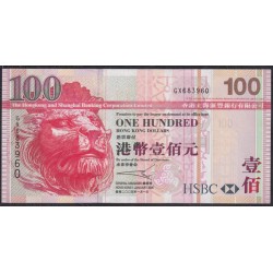 Гонконг 100 долларов 2005 год (Hong Kong 100 dollars 2005) P 209b: UNC