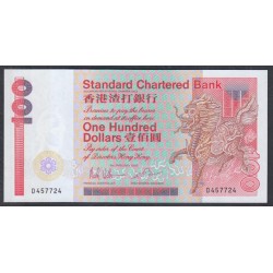 Гонконг 100 долларов 1981 год (Hong Kong 100 dollars 1981) P 281a: UNC