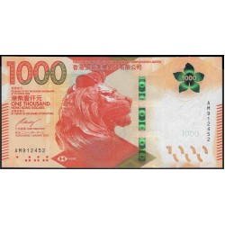 Гонконг 1000 долларов 2018 год (Hong Kong 1000 dollars 2018 year) P NEW:Unc