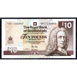 Шотландия 10 фунтов 2012 года (SCOTLAND 10 Pounds Sterling 2012) P 368: UNC