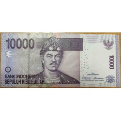 Индонезия 10000 рупий 2010 г. (Indonesia 10000 rupiah 2010 year) P150a:UNC