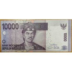 Индонезия 10000 рупий 2016 г. (Indonesia 10000 rupiah 2016 year) P150h:UNC