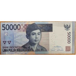 Индонезия 50000 рупий 2015 г. (Indonesia 50000 rupiah 2015 year) P152f:UNC