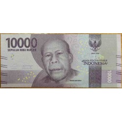 Индонезия 10000 рупий 2016 г. (Indonesia 10000 rupiah 2016 year) P157a:UNC