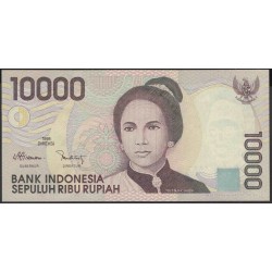 Индонезия 10000 рупий 1998 (2001) г. (Indonesia 10000 rupiah 1998 (2001) year) P137d:UNC