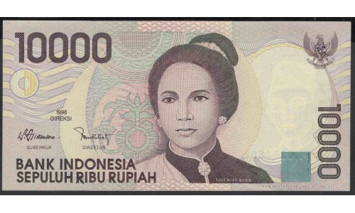 Индонезия 10000 рупий 1998 (2003) г. (Indonesia 10000 rupiah 1998 (2003) year) P137f:UNC