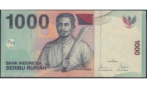 Индонезия 1000 рупий 2000 (2004) г. (Indonesia 1000 rupiah 2000 (2004) year) P141e:UNC