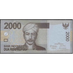 Индонезия 2000 рупий 2010 г. (Indonesia 2000 rupiah 2010 year) P148b:UNC