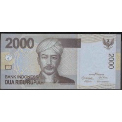 Индонезия 2000 рупий 2011 г. (Indonesia 2000 rupiah 2011 year) P148c:UNC