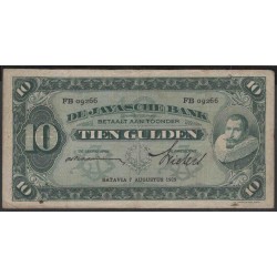 Нидерландская Индия 10 гулден 1929 (NETHERLANDS INDIES 10 gulden 1929) P 70d : XF