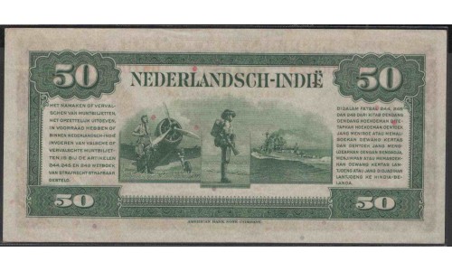 Нидерландская Индия 50 гульден 1943 (NETHERLANDS INDIES 50 gulden 1943) P 116 : UNC
