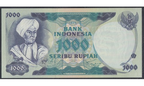 Индонезия 1000 рупий 1975 года, Серия CMH029320 (Indonesia 1000 rupiah 1975 year) P 113: UNC