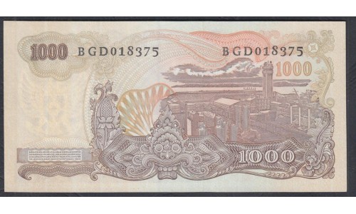 Индонезия 1000 рупий 1968 года (Indonesia 1000 rupiah 1968) P110a: UNC