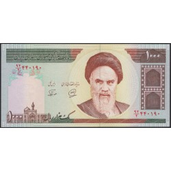 Иран 1000 риалов б/д (1992-2014 г.) (Iran 1000 rials ND (1992-2014 year)) P 143b:Unc