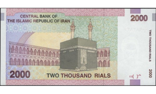 Иран 2000 риалов б/д (2005-2013 г.) (Iran 2000 rials ND (2005-2013 year)) P 144a:Unc