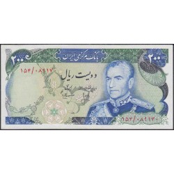 Иран 200 риалов б/д (1974-1979 г.) (Iran 200 rials ND (1974-1979 year)) P 103c:Unc